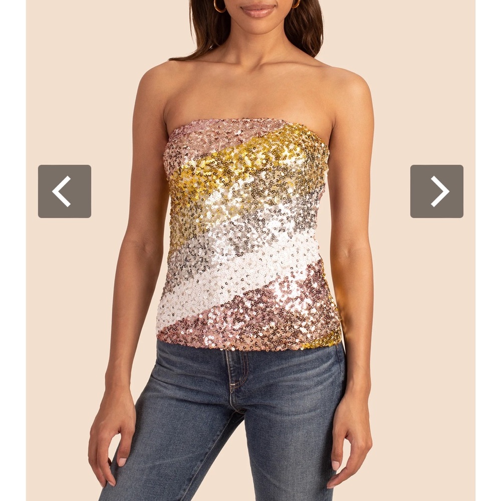 Trina Turk sequin tube top